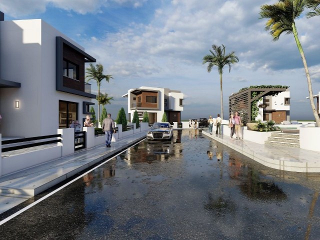 3+1 ZERO LUXURIOUS VILLAS FOR SALE IN İSKELE BAHÇELER ** 