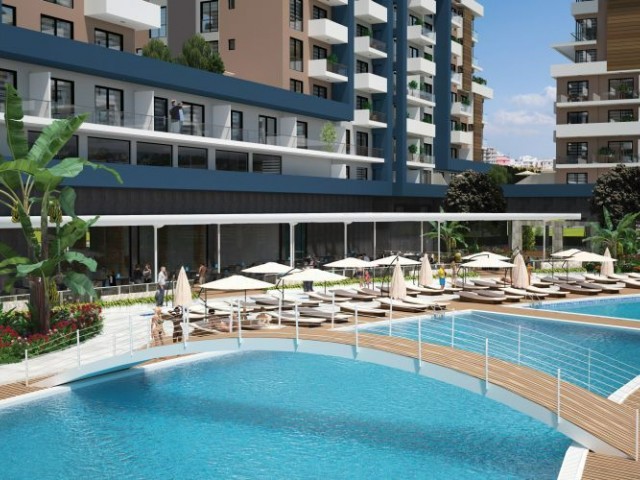 2+1 ZERO LUXURIOUS FLAT FOR SALE IN İSKELE LONG BEACH WALKING DISTANCE TO THE SEA