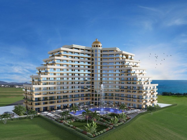 ZERO LUXURIOUS FLATS FOR SALE IN İSKELE LONG BEACH WITHIN WALKING DISTANCE TO THE SEA