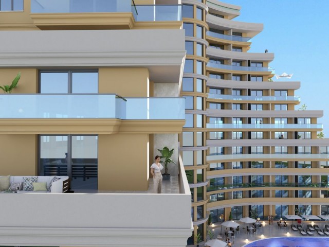 ZERO LUXURIOUS FLATS FOR SALE IN İSKELE LONG BEACH WITHIN WALKING DISTANCE TO THE SEA