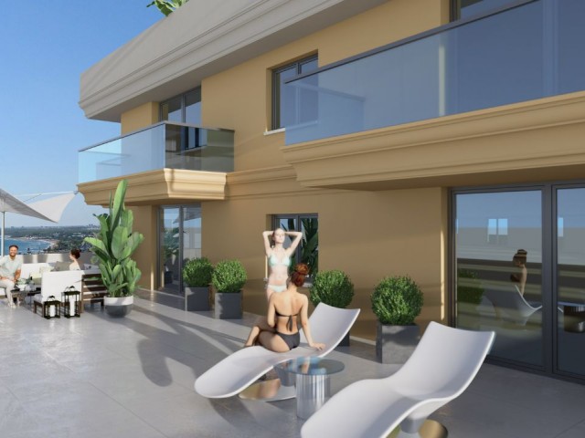 ZERO LUXURIOUS FLATS FOR SALE IN İSKELE LONG BEACH WITHIN WALKING DISTANCE TO THE SEA