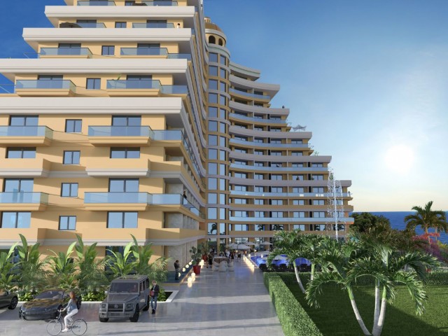 ZERO LUXURIOUS FLATS FOR SALE IN İSKELE LONG BEACH WITHIN WALKING DISTANCE TO THE SEA