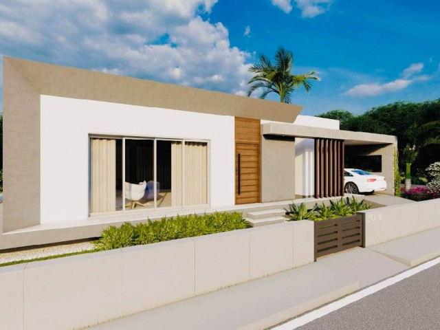 3+1 POOL ZERO LUXURIOUS SINGLE STOREY VILLAS FOR SALE IN YENİBOĞAZİÇİ