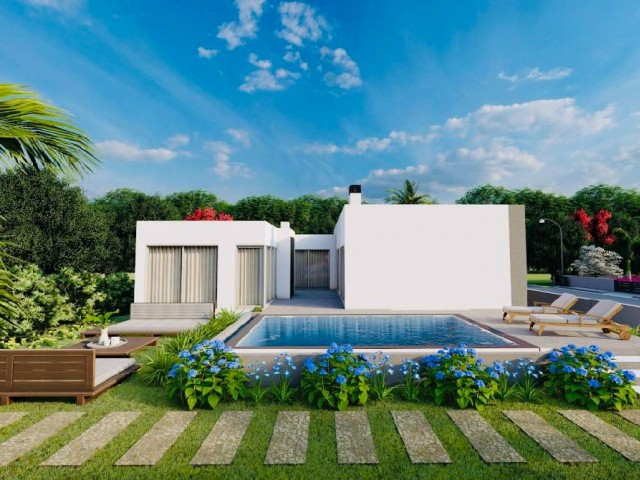 3+1 POOL ZERO LUXURIOUS SINGLE STOREY VILLAS FOR SALE IN YENİBOĞAZİÇİ