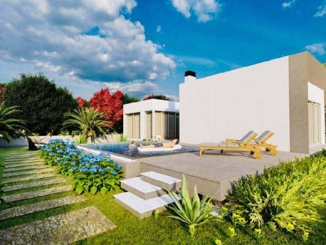 3+1 POOL ZERO LUXURIOUS SINGLE STOREY VILLAS FOR SALE IN YENİBOĞAZİÇİ