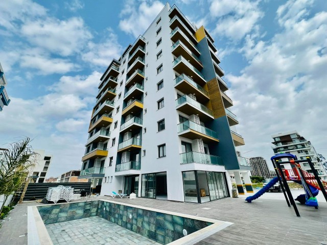 1+1 ZERO LUXURIOUS FLAT FOR SALE IN İSKELE LONG BEACH WALKING DISTANCE TO THE SEA