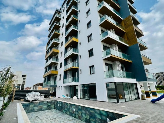 1+1 ZERO LUXURIOUS FLAT FOR SALE IN İSKELE LONG BEACH WALKING DISTANCE TO THE SEA