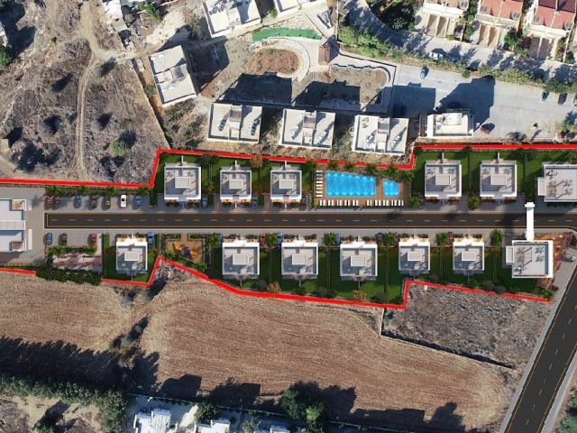 2+1 ZERO LUXURIÖSE WOHNUNG ZUM VERKAUF IN İSKELE BAHÇELER, fußläufig zum Meer