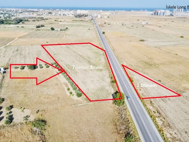 1 EVLEK FIELD FOR SALE ON İSKELE HIGHWAY