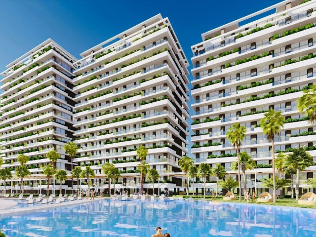 1+1 ZERO LUXURIOUS RESIDENCE FLAT FOR SALE IN ISKELE LONG BEACH.