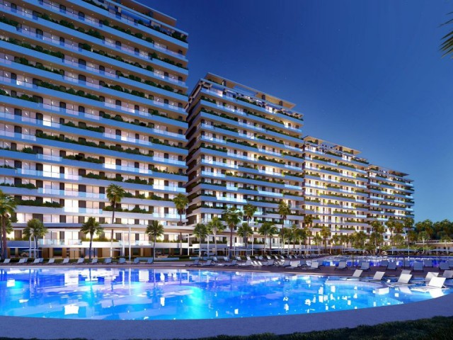 1+1 ZERO LUXURIOUS RESIDENCE FLAT FOR SALE IN ISKELE LONG BEACH.