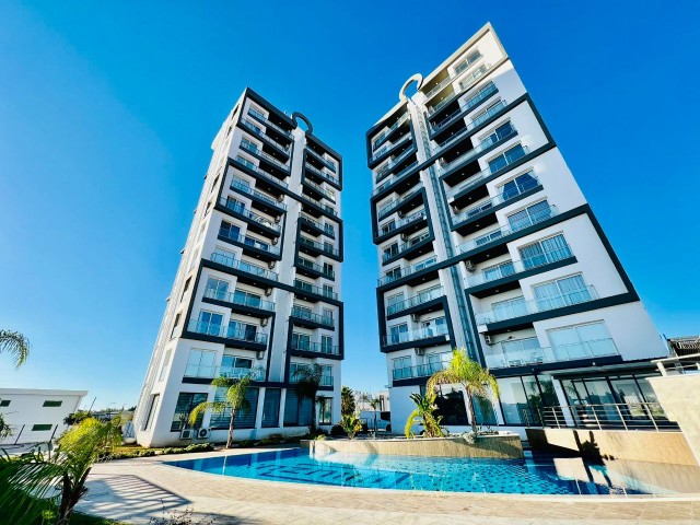 آپارتمان 3+1 لوکس برای فروش با منظره دریا خیره کننده در ISKELE BAHÇELER