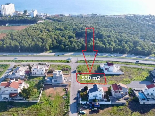 CORNER LAND FOR SALE IN YENİBOĞAZİÇİ SUITABLE FOR VILLA CONSTRUCTION