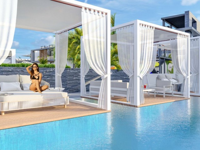 NEW LUXURY FLATS FOR SALE IN İSKELE LONG BEACH, WALKING DISTANCE TO THE SEA
