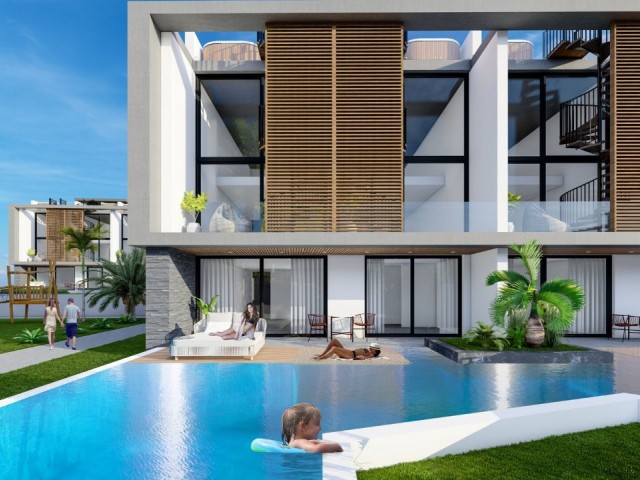 NEW LUXURY FLATS FOR SALE IN İSKELE LONG BEACH, WALKING DISTANCE TO THE SEA