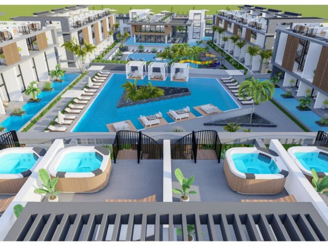 NEW LUXURY FLATS FOR SALE IN İSKELE LONG BEACH, WALKING DISTANCE TO THE SEA