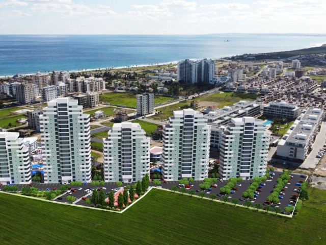 NEW LUXURY FLATS FOR SALE IN İSKELE LONG BEACH, WALKING DISTANCE TO THE SEA