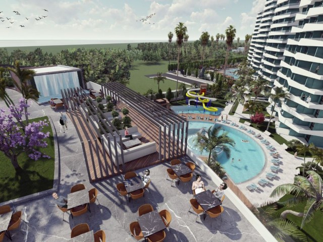 NEW LUXURY FLATS FOR SALE IN İSKELE LONG BEACH, WALKING DISTANCE TO THE SEA