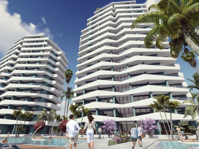 NEW LUXURY FLATS FOR SALE IN İSKELE LONG BEACH, WALKING DISTANCE TO THE SEA