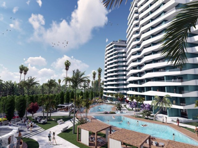 NEW LUXURY FLATS FOR SALE IN İSKELE LONG BEACH, WALKING DISTANCE TO THE SEA