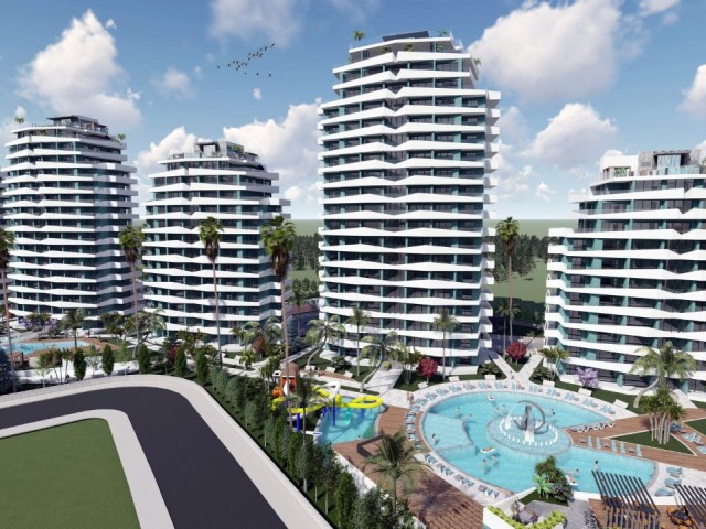 NEW LUXURY FLATS FOR SALE IN İSKELE LONG BEACH, WALKING DISTANCE TO THE SEA