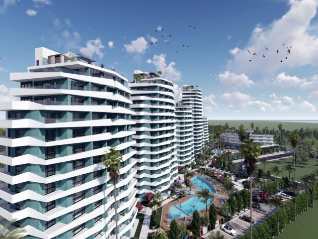 NEW LUXURY FLATS FOR SALE IN İSKELE LONG BEACH, WALKING DISTANCE TO THE SEA