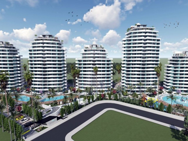 LONG BEACH'TE DENİZE YÜRÜME MESAFESİNDE SATILIK 1+1 SIFIR LÜKS DAİRELER 