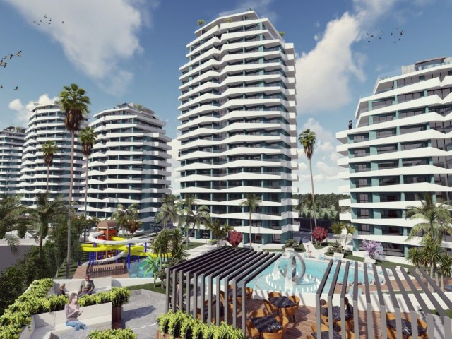 2+1 NEUE LUXUSWOHNUNGEN ZUM VERKAUF IN LONG BEACH, IN FÜHRLICHER NÄHE ZUM MEER