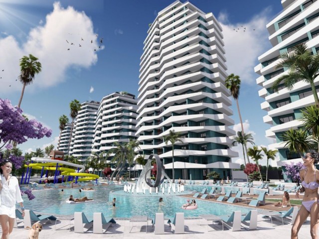 2+1 NEUE LUXUSWOHNUNGEN ZUM VERKAUF IN LONG BEACH, IN FÜHRLICHER NÄHE ZUM MEER