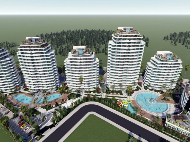 2+1 NEW LUXURY FLATS FOR SALE IN LONG BEACH, WALKING DISTANCE TO THE SEA