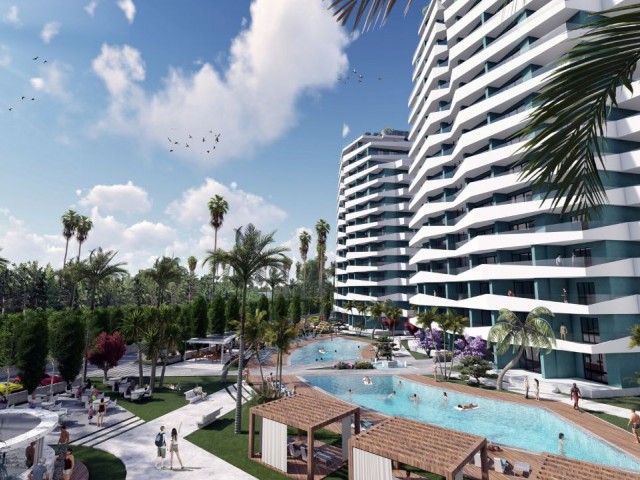 2+1 NEW LUXURY FLATS FOR SALE IN LONG BEACH, WALKING DISTANCE TO THE SEA