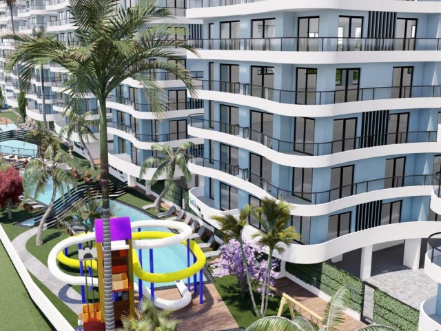 2+1 NEW LUXURY FLATS FOR SALE IN İSKELE LONG BEACH AREA