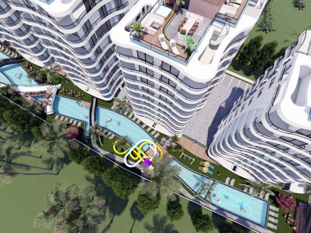 3+1 NEW LUXURY FLATS FOR SALE IN İSKELE LONG BEACH