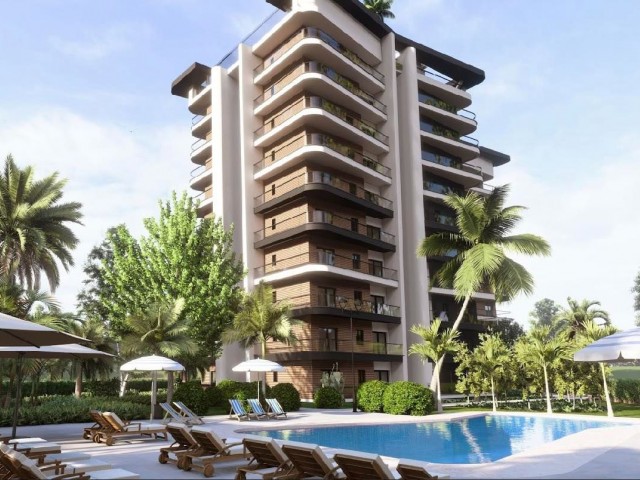 2+1 NEW LUXURY FLATS FOR SALE IN LONG BEACH, WALKING DISTANCE TO THE SEA