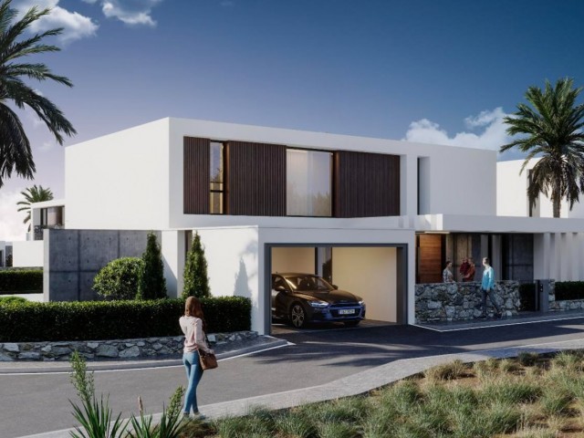NEW 4+1 LUXURY VILLAS WITH POOL FOR SALE IN ÇATALKÖY, WALKING DISTANCE TO THE SEA