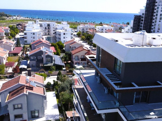 2+1 LUXURY PENTHOUSE FOR SALE WITH STUNNING SEA VIEW IN İSKELE LONG BEACH