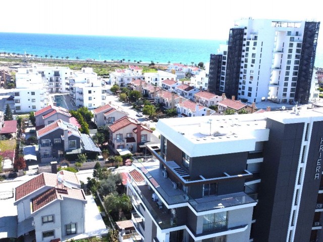 2+1 LUXURY PENTHOUSE FOR SALE WITH STUNNING SEA VIEW IN İSKELE LONG BEACH