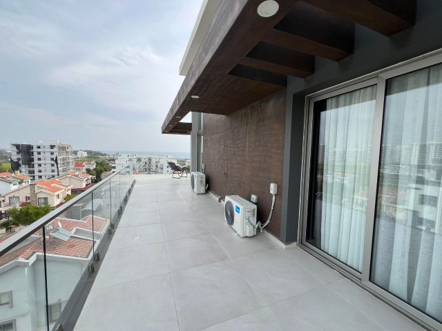 2+1 LUXURY PENTHOUSE FOR SALE WITH STUNNING SEA VIEW IN İSKELE LONG BEACH