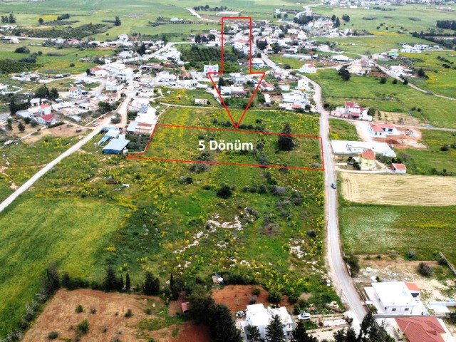 5 DECLAR FIELD FOR SALE IN KUZUCUK, OPEN FOR DEVELOPMENT