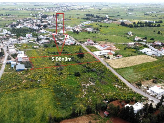 5 DECLAR FIELD FOR SALE IN KUZUCUK, OPEN FOR DEVELOPMENT