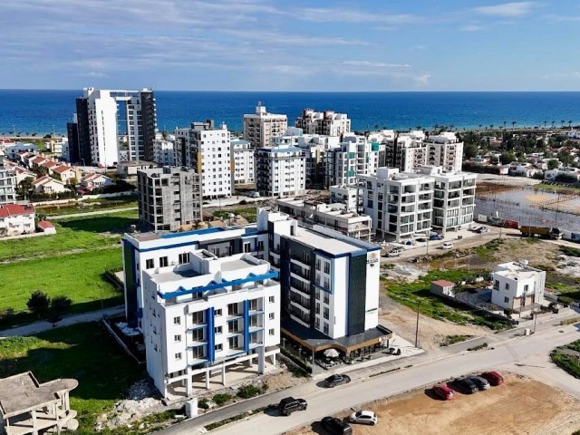 1+1 NEW LUXURY FLAT FOR SALE IN İSKELE LONG BEACH, WALKING DISTANCE TO THE SEA