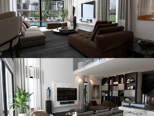 3+1 GROUND FLOOR NEW LUXURY FLAT FOR SALE IN YENİBOĞAZİÇİ