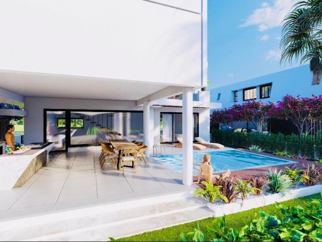 3+1 LUXUSVILLA MIT POOL ZUM VERKAUF IN DER UMGEBUNG YENİBOĞAZİÇİ