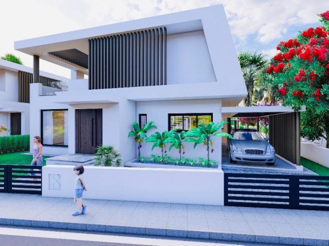 3+1 LUXUSVILLA MIT POOL ZUM VERKAUF IN DER UMGEBUNG YENİBOĞAZİÇİ