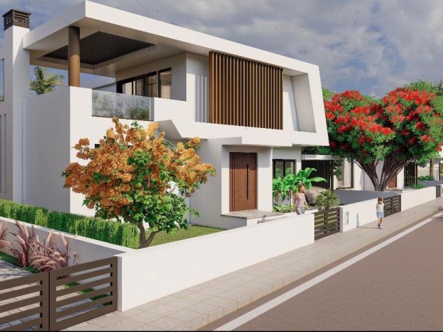 3+1 LUXUSVILLA MIT POOL ZUM VERKAUF IN DER UMGEBUNG YENİBOĞAZİÇİ