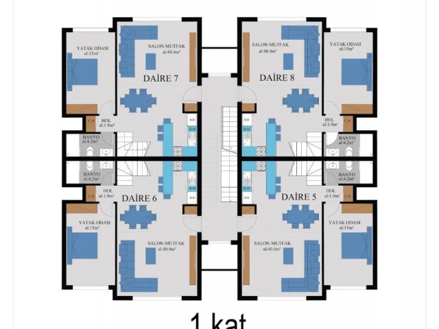 2+1 NEUE LUXUSWOHNUNGEN ZUM VERKAUF IN YENİBOĞAZİÇİ