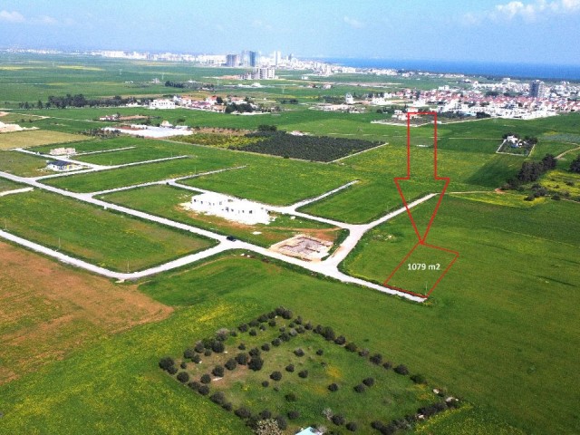 1079 M2 LAND FOR SALE IN ÖTÜKEND, SUITABLE FOR VILLA CONSTRUCTION WITH A LARGE GARDEN