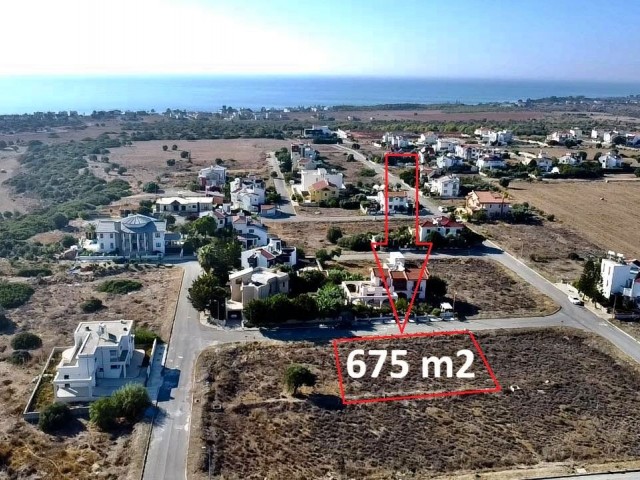 LAND FOR SALE IN İSKELE BOGAZ ACROSS 9 HOUSES SUITABLE FOR VILLA CONSTRUCTION