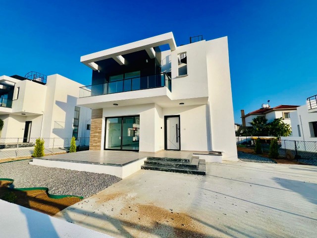 3+1 NEW DUPLEX VILLA FOR SALE IN İSKELE BOGAZ, WALKING DISTANCE TO THE SEA