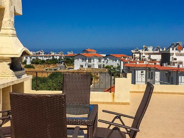 3 Bedroom + Penthouse apartment for sale in Lapta in a seaside position + very close to the beach + fully furnished + air conditioning + shared pool ** 